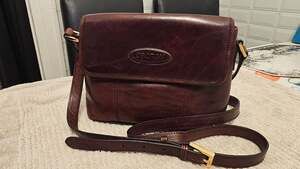 Vintage Oroton Sydney Leather Handbag 1990s Y2K Authentic Rare
